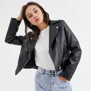 ASOS Faux Leather Biker Jacket